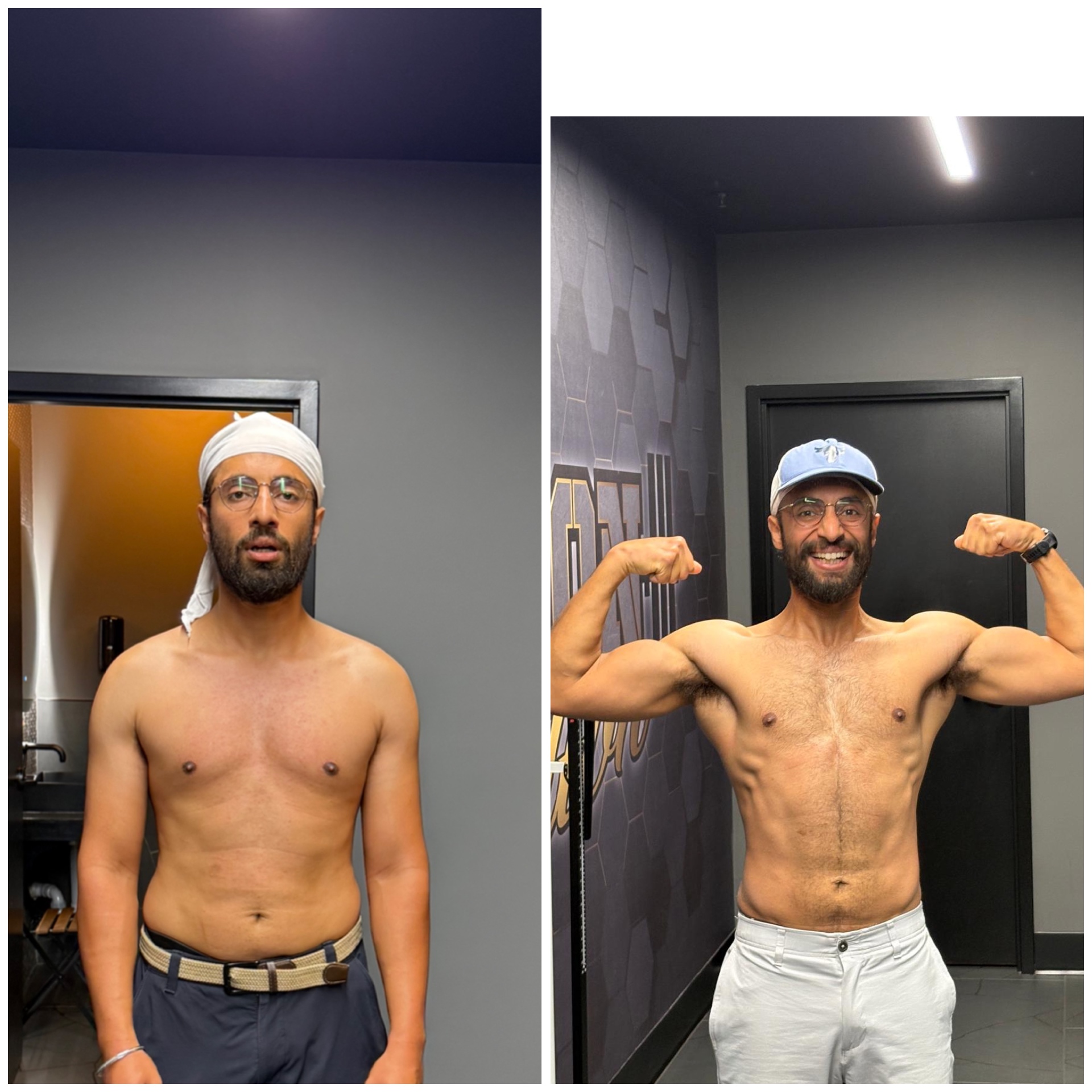 Harbir — before and after transformation
