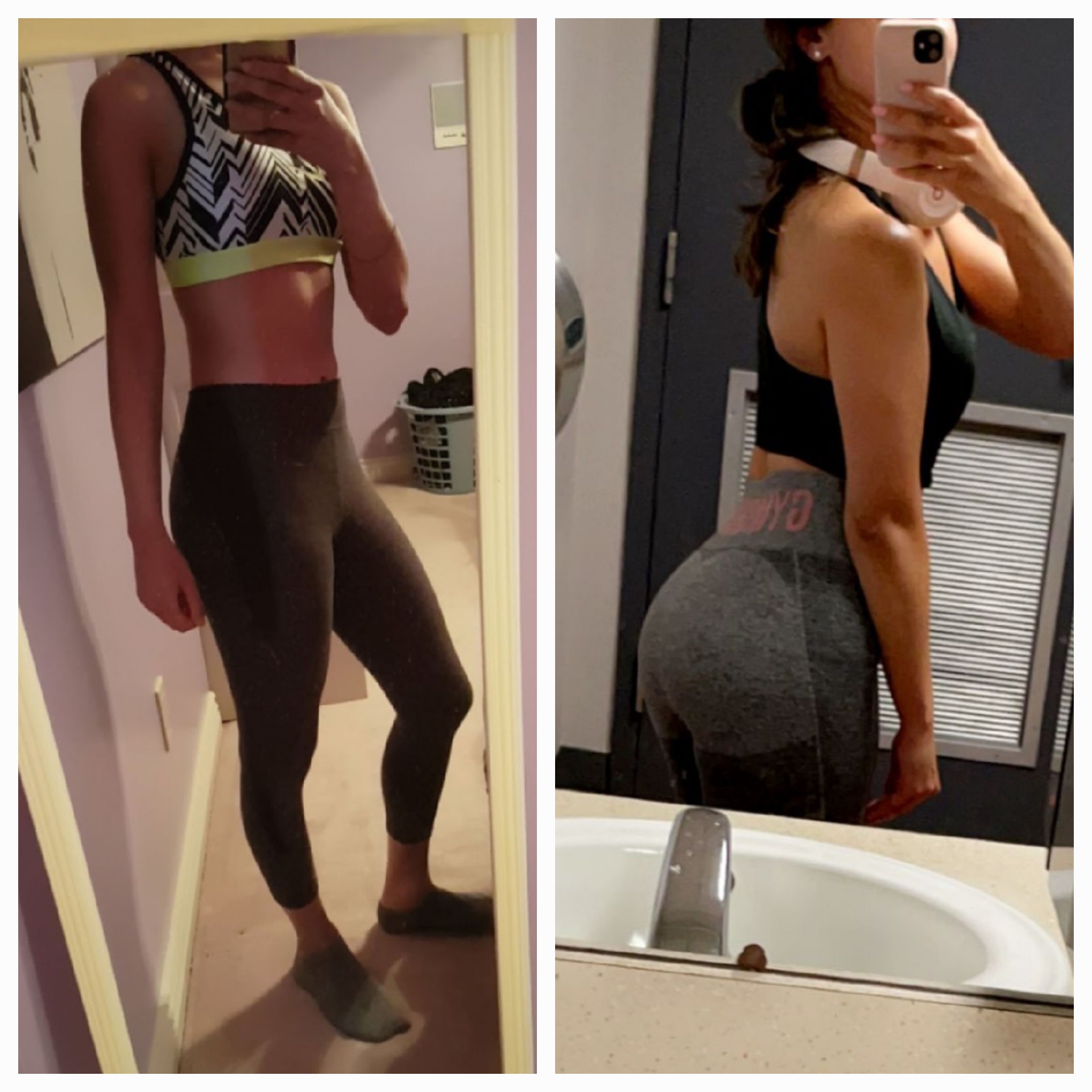 Priya — before and after transformation