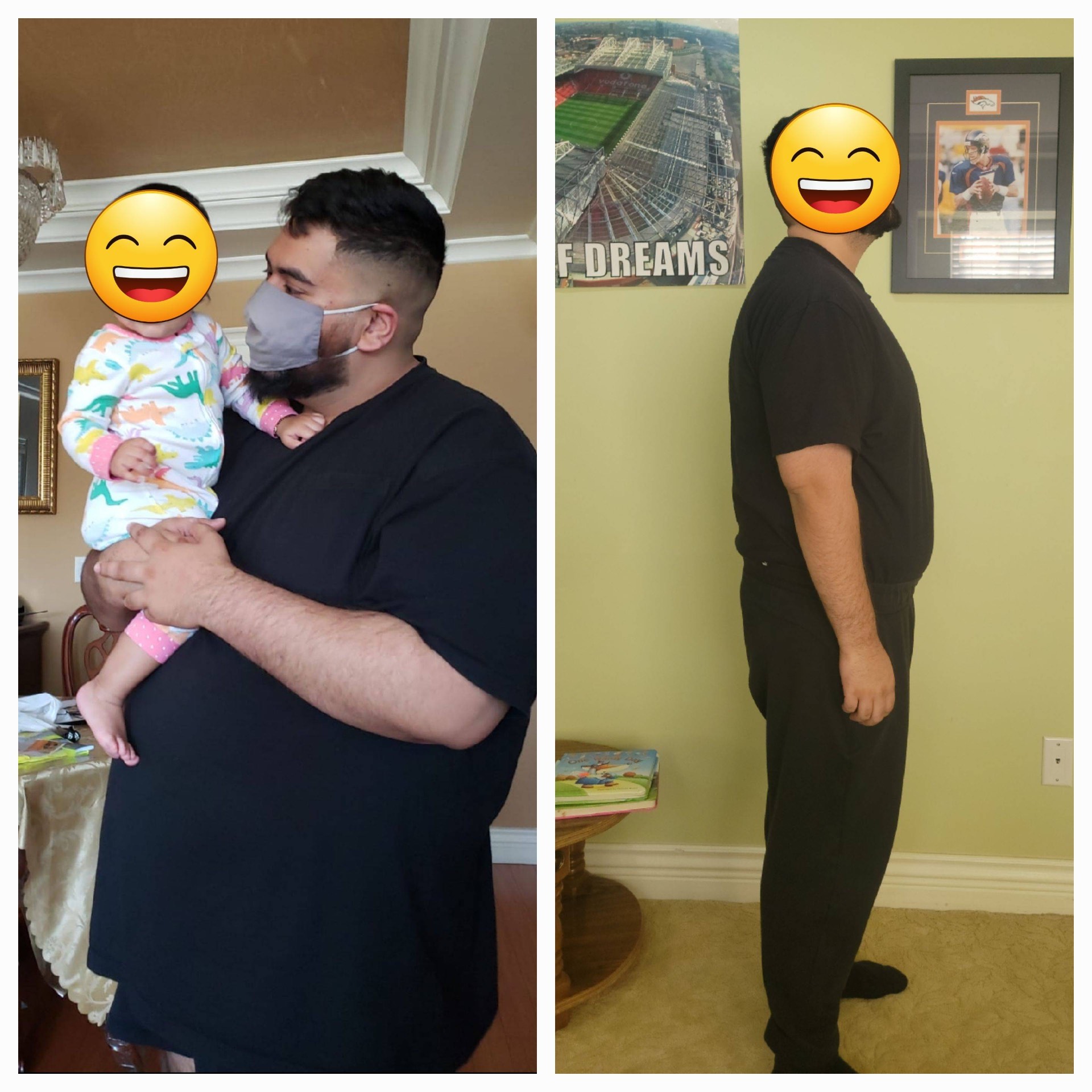 Amar — before and after transformation